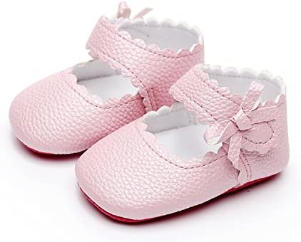 הונגטייה תינוק בנות בלט שמלת נעליים-מרי ג ' יין רך בלעדי קשת פעוט מוקסינים