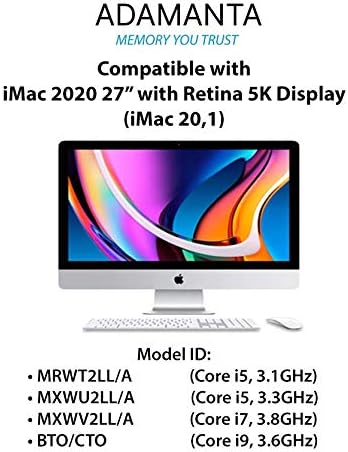 שדרוג זיכרון מקורי של 64 ג'יגה-בייט לשדרוג 2020 ו- 2019 אפל iMac 27 w/Retina 5K תצוגה & 2018 Apple Mac Mini DDR4