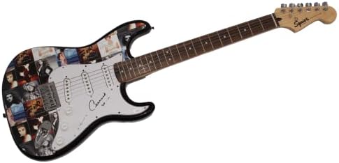סלין דיון חתמה על חתימה בגודל מלא מותאם אישית יחיד במינו פנדר סטראטוקסטר גיטרה חשמלית ד עם ג 'יימס ספנס ג'