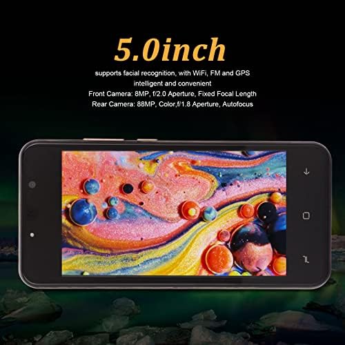 Ashata X3 Pro טלפון נייד, 10 ליבות, 2GB RAM 16GB ROM, תמיכה בנעילת פנים, 5.0 אינץ 'מסך HD מסך אנדרואיד, מצלמת