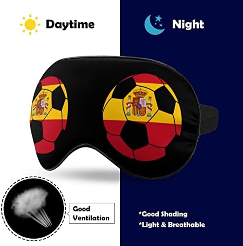 ספרד הדפסת מסיכת עיניים קלה חוסמת מסכת שינה עם רצועה מתכווננת לטיולים משמרת שינה
