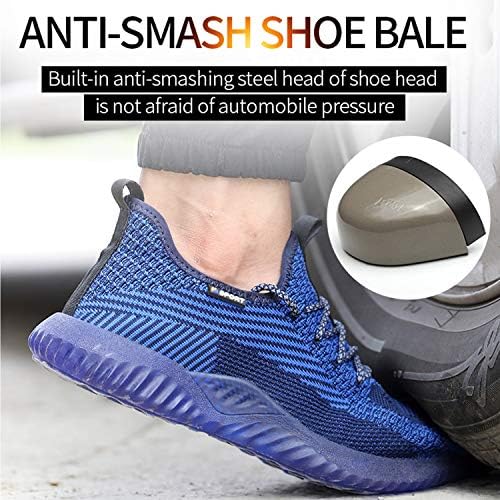 נעלי עבודה הבוהן פלדה בלתי ניתן להריסה לגברים נשים נעלי עבודה לנשימה הוכחה לנקב קל משקל