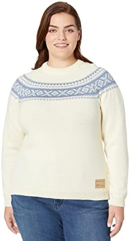 דייל מנורווגיה סוודר נשים ואגסוי - צמר קל משקל - סוודרים בסוודרים בכושר רגיל לנשים-סוודר
