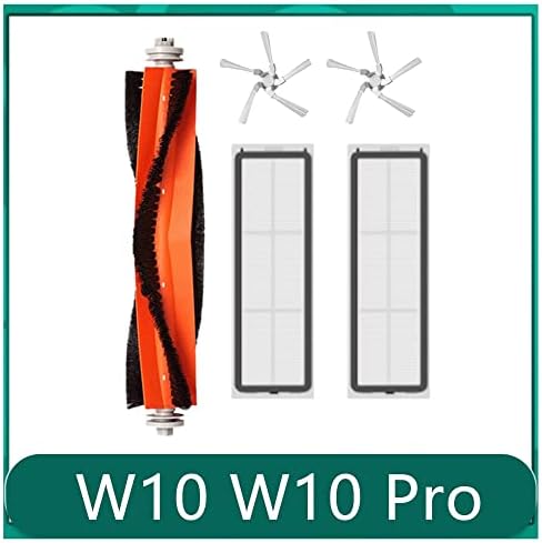 CASLE 5PCS מסנן HEPA מברשת צד ראשי למברשת W10/W10 PRO אביזרי שואב אבק רובוט