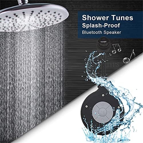 רמקול מקלחת אמבטיה Wetyg רמקולים ניידים עמיד למים קופסת קול לרכיבה חיצונית, עם מיקרופון