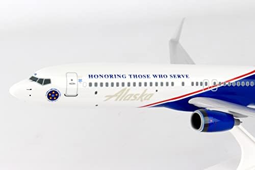 דארון ברחבי העולם מסחר סקיימארקס אלסקה 737-900 1/130 ותיקי מטוס דגם
