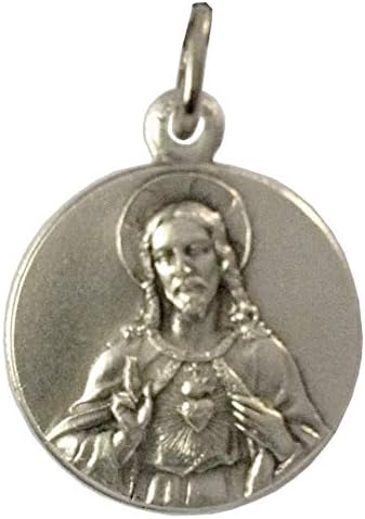 מדליית הלב הקדוש של ישו ומרי- תוצרת איטליה