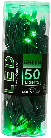 Kurt S. Adler UL 50 5 ממ חוט LED קורט אדלר אור ירוק