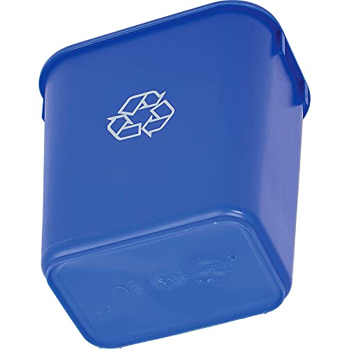 פסולת מיחזור פלסטיק תעשייתי גלובלי, 13-5/8 Qt, כחול