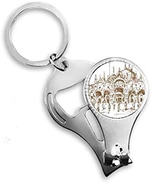 הכנסייה הוונציאנית הונציאנית ניפר טבעת טבעת מפתח בקבוקי שרשרת פותחן