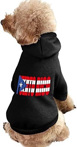 פוארטו ריקו ריקני דגל כפרי כלבי סווטשירט סווטשירט קפוצ'ונים מחמד בגדים סוודרים חולצות חתול