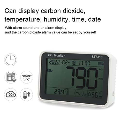 Weilailantian CO2 מטר ST8310 LCD איכות אוויר צג פחמן דו חמצני גלאי CO2 טמפרטורה בודק לחות