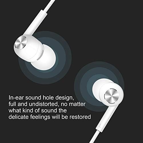 Heave אוזניות קוויות עם מיקרופון ג'ק 3.5 ממ מיקרופון עוצמת באס אוזניות באוזניים רעש אוזניות לאוזניות
