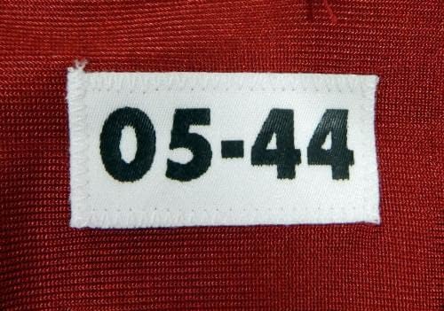 2005 משחק סן פרנסיסקו 49ers ריק הונחה אדום ג'רזי 44 DP34687 - משחק NFL לא חתום בשימוש בגופיות