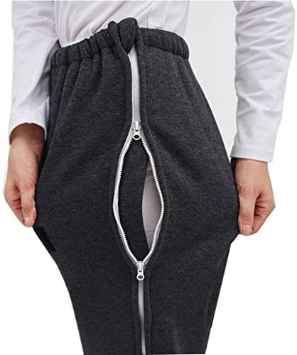 טיפולי כותנה מכנסי דמעה לאחר הניתוח מכנסיים לטיפול בבריחת שתן עם רוכסן כפול המתאים לאנשים מרותקים