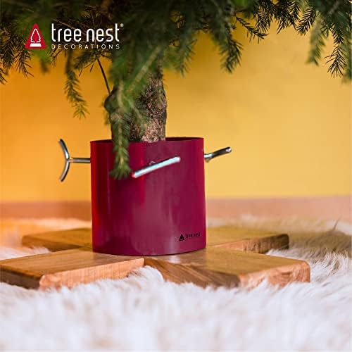 עץ קן עץ חג המולד עץ עץ עץ עץ מודרני לעץ אמיתי עץ קטן מחזיק שולחן השולחן