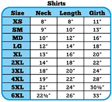 Mirage Pet Boo Screen Shirt Shirt Medium Medium - 12 L