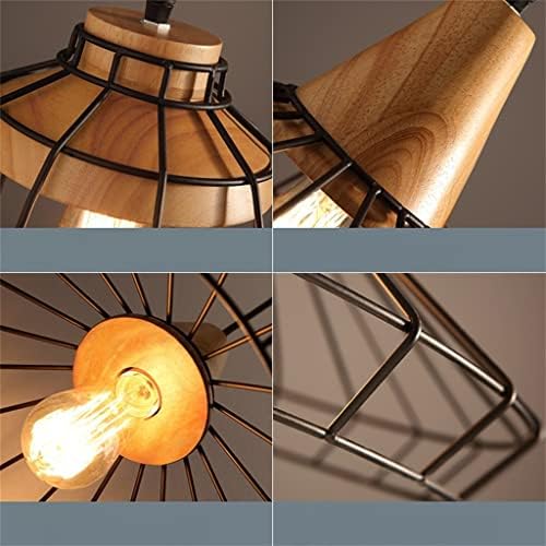 UXZDX תליון תעשייתי מנורת ברזל תאורה מקורה מסעדת מטבח יצירתי מלון מקורה E27 מנורה תלויה
