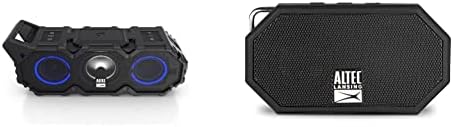 Altec Lansing Lifejacket XL טלטול עם אורות, בנוי מטען אלחוטי של צ'י, אטום למים, אטום לשלג, אטום לזעזוע והוא צף