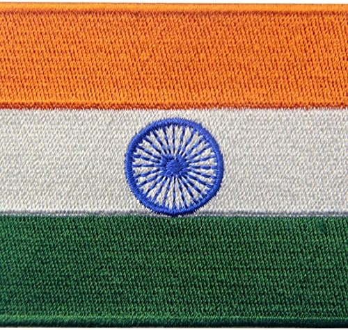 דגל הודו סמל רקום ברזל הודי על תפירה על תיקון לאומי