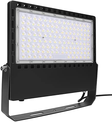 WHELLED 300W LED חיצוני LED מתקן תאורת שיטפון, 45,000 ליטר, אור יום 5000K, 100-277V, IP66 ETL תאורה