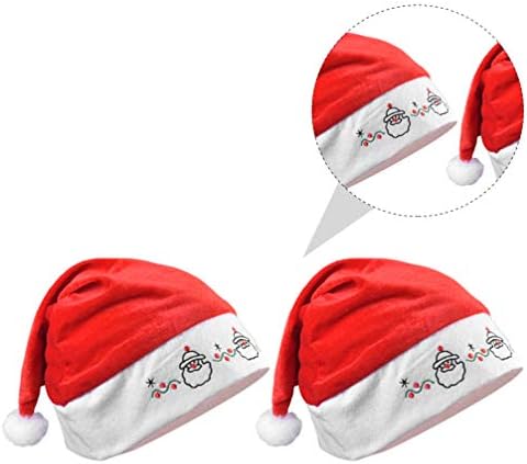 3 יחידות סנטה כובעי כובעי חג המולד לילדים ומבוגרים מסיבת חג המולד תלבושות אבזרים