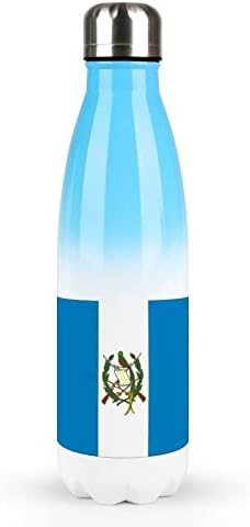 דגל גואטמלה 17oz בקבוק מים ספורט נירוסטה ואקום מבודד צורת קולה בקבוק ספורט לשימוש חוזר