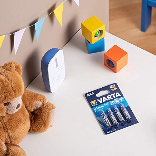 Varta Longlife כוח AAA Micro LR03 סוללה אלקליין - תוצרת גרמניה - אידיאלית לצעצועים, לפידים, בקרים ומכשירים
