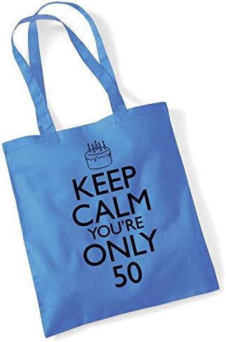 BANG BOTY BOTY תיקים תיקים לנשים שומרים על רגוע יום הולדת 50 מתנות שקיות קונה מודפסות CBLUE