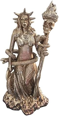 אלת יוונית אלילה יוונית מכשפה לבנה פסלון פסלון נמק אלוהות פגאנית פגאנית א