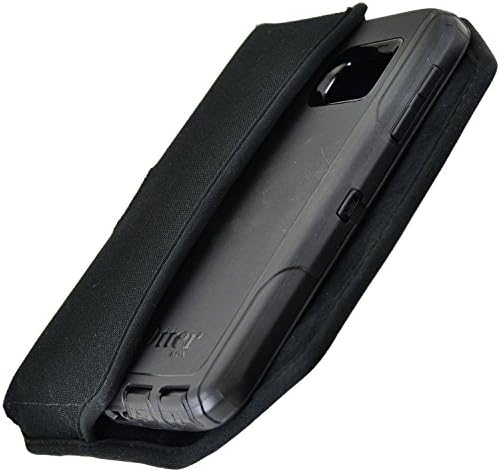 מארז קליפ חגורה של צב -גב נוצר עבור סמסונג גלקסי S6 ו- S6 Edge עם Case Defender Case Case Black נרתיק ניילון