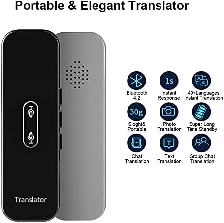 6 מתורגמן אינטליגנטי קול מתורגמן חכם מיידי בזמן אמת קול 40 שפה מתורגמן עבור אנדרואיד טלפון חכם