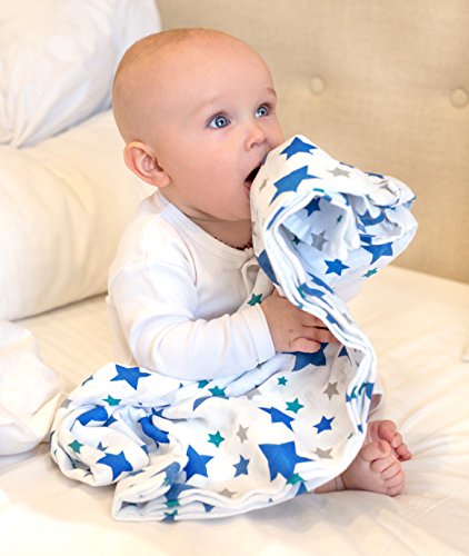 שמיכה לתינוקות שמיכה של מוסלין-שמיכות תינוקות לא GMO כותנה פרימיום יוניסקס-שטוף משולש לרכות-48 x 50 שמיכות
