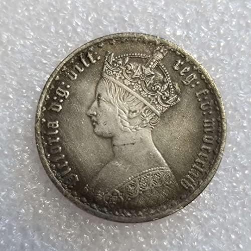 עתיק קרפט בריטי כסף דולר מטבע הנצחה מטבע סיטונאי אוסף 2075