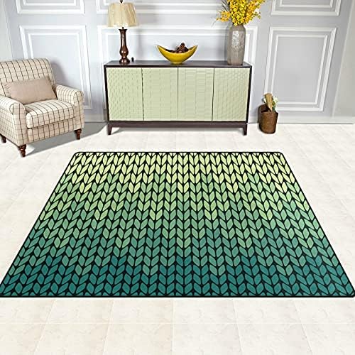 Baxiej Gradient דפוס ירוק גדול שטיחי אזור רך משתלת שטיח פליימט שטיח לילדים משחק חדר שינה חדר חדר שינה 63 x