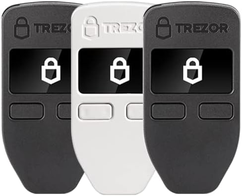 3x Trezor Model One - ארנק חומרת קריפטו - האחסון הקור המהימן ביותר עבור ביטקוין, Ethereum,