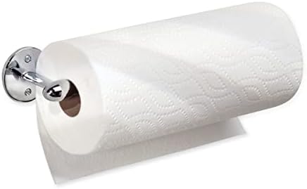 Idesign Orbinni קיר רכוב על מגבת נייר מגבת, מארגן גליל למטבח, אמבטיה, חדר מלאכה, כרום