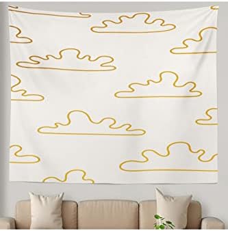 יוניסקס שטיח יוניסקס, ענן בצורת בועה דפוס דפוסי תינוקות רכים לילדים ילדים דפוס נושא, קיר רחב תלוי למעונות