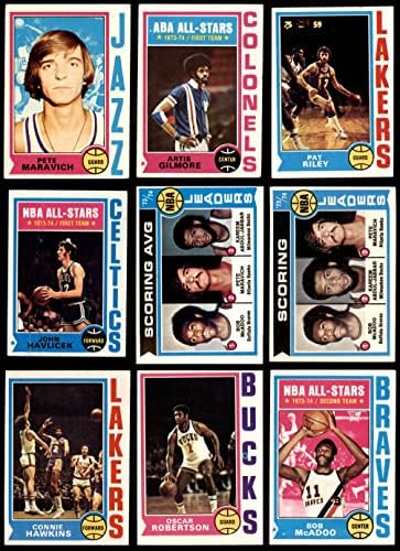 1974-75 TOPPS כדורסל סט שלם VG+