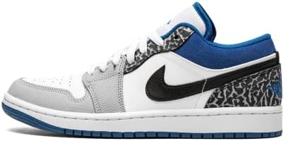 Jordan Mens 1 נמוך SE DM1199 140 כחול אמיתי - גודל 15