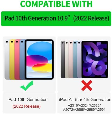 מארז Janenfna לדור העשירי של iPad 2022 10.9 אינץ