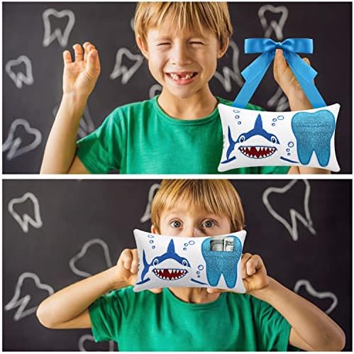 כרית פיית שיניים מאליהום עם כיס לילדות ולבנים כרית שיניים לילדים מתנות פיית שיניים נרתיק מזכרת