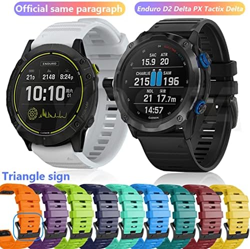 Dyizu 20 22 26 ממ שעון שעון עבור Garmin Fenix ​​6x 6 Pro 5 5xplus 3HR ירידה MK1 MK2 Enduro Silicone