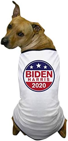 CAFEPRESS BIDEN HARRIS לנשיא 2020 חולצת טריקו כלב כלב, בגדי לחיות מחמד, תחפושת כלבים מצחיקים