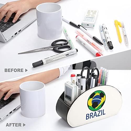 ברזיל כדורגל טלוויזיה שלט רחוק מחזיק שולחן עבודה ארגונית אחסון תיבת קוסמטיקה ציוד משרדי