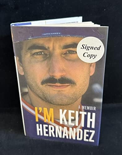 קית 'הרננדז SL קרדינלים/ניו יורק מטס חתום על ספר כריכה קשה עם הולוגרמה - MLB חתימה חתימה שונות של