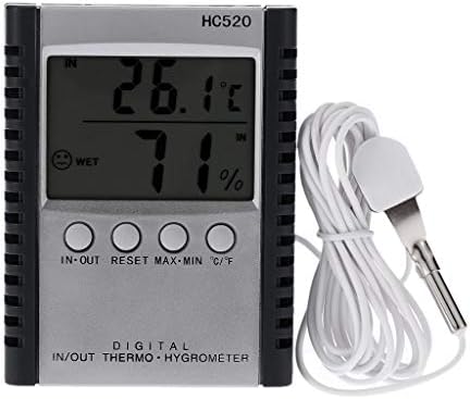 XDKLL LCD דיגיטלי מדחום מקורה/חיצוני Hygrometer טמפרטורה מדידת לחות דיגיטלית C/F מקסימא