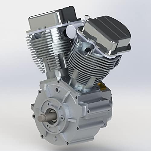 HUAA V-TYPE דו-צילינדרים עם ארבעה פעימות ארבע פעימות מנוע בנזין מנוע אופנוע מנוע אופנוע מנוע בעירה פנימית מודל
