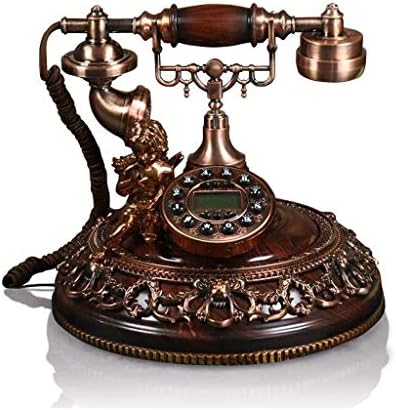 טלפון עתיק של SXNBH, טלפון וינטג 'דיגיטלי קבוע קלאסי קלאסי רטרו קווי טלפון טלפוני עם אוזניות