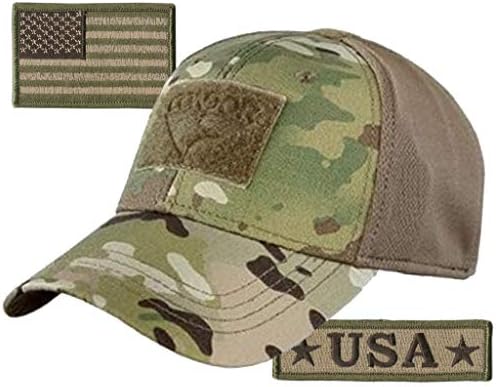 קונדור מצויד טקטי כובע צרור-ארה ב מורל & מגבר; ארה ב דגל תיקוני-לבחור גודל